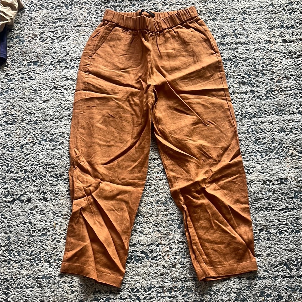 Quince Terracotta - 100% Linen